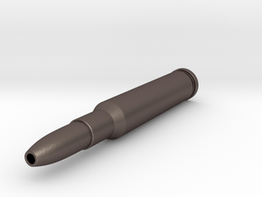 Bullet Pen in Polished Bronzed Silver Steel