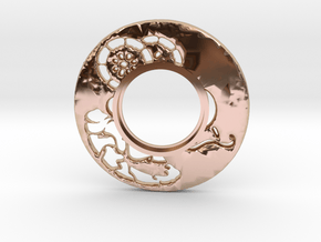 MHS compatible Tsuba 6 in 14k Rose Gold