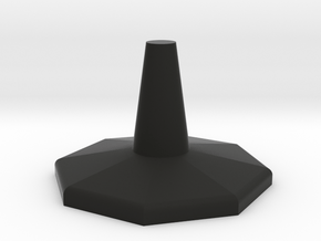 Hexagon Firefly Ship Stand in Black Natural Versatile Plastic