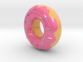 Dude, Its A Donut in Glossy Full Color Sandstone