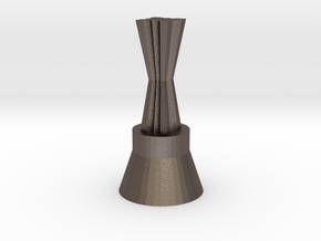 160322_ChessQueen_02 in Polished Bronzed Silver Steel