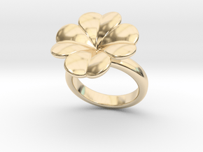 Lucky Ring 30 - Italian Size 30 in 14K Yellow Gold