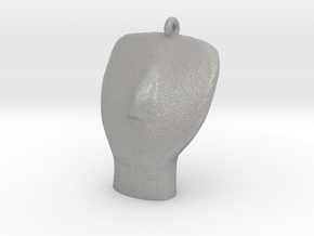 Cycladic Head Pendant in Aluminum