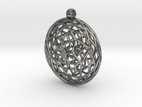 Seed of Life in Fine Detail Polished Silver