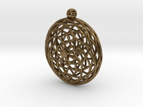 Seed of Life in Polished Bronze