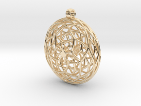 Seed of Life in 14k Gold Plated Brass
