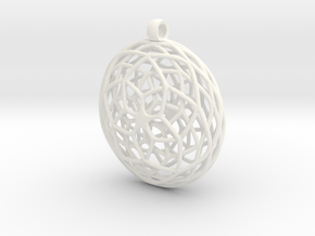Seed of Life in White Processed Versatile Plastic