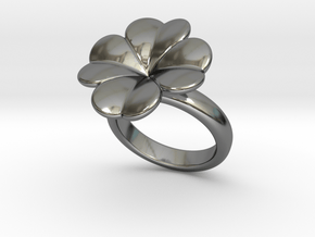 Lucky Ring 31 - Italian Size 31 in Fine Detail Polished Silver