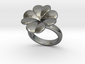 Lucky Ring 32 - Italian Size 32 in Polished Silver