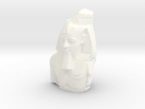 Ramesses II (1279 – 1213 BC), The Colossal Bust of in White Processed Versatile Plastic