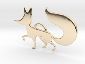 The little Fox in 14K Yellow Gold