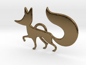 The little Fox in Polished Bronze