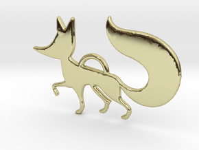 The little Fox in 18k Gold Plated Brass