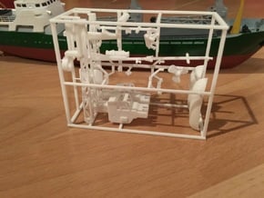 Coaster 840, Details (1:200 scale) in White Processed Versatile Plastic