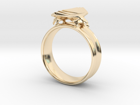 Eagle Ring Size 9 in 14K Yellow Gold