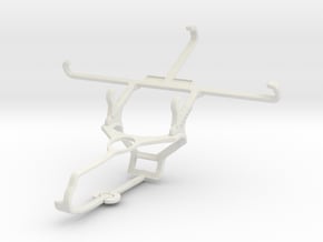 Controller mount for Steam & Gionee F103 - Front in White Natural Versatile Plastic