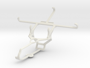 Controller mount for Steam & vivo Y51 - Front in White Natural Versatile Plastic