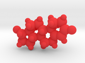 Testosterone in Red Processed Versatile Plastic