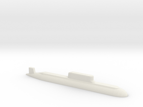 032 submarine, 1/1800 in White Natural Versatile Plastic