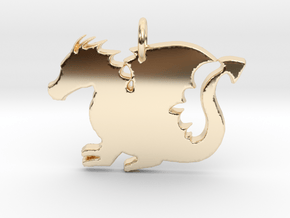 Baby Dragon in 14K Yellow Gold
