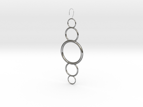 Circles in Fine Detail Polished Silver