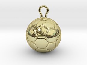 Soccer Ball 2016 in 18k Gold Plated Brass