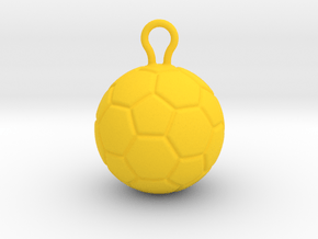 Soccer Ball 2016 in Yellow Processed Versatile Plastic