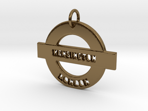 Kensington Sign in Polished Bronze