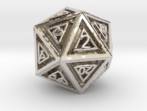 Dice: D20 in Platinum