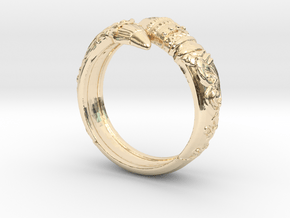 Artist's Pencil Ring 6.5 in 14K Yellow Gold