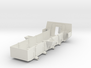 Stryker APC Bottom(1:18 Scale) in White Natural Versatile Plastic