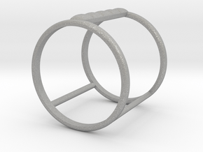 Model Double Ring B in Aluminum