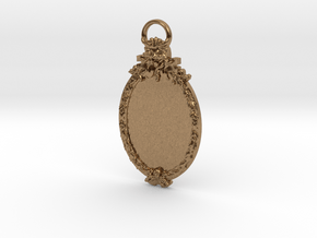 Scary Manor Cameo in Natural Brass