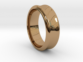 Rail Ring in Polished Brass