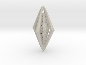 Rune Diamond in Natural Sandstone