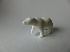 Polar bear in White Natural Versatile Plastic