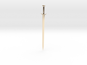 Sword in 14k Gold Plated Brass