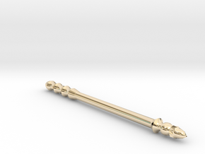 Tiny Magic Wand in 14k Gold Plated Brass