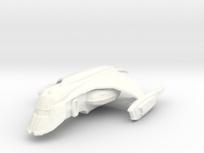 Romulan Shuttle in White Processed Versatile Plastic
