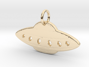 UFO in 14K Yellow Gold