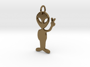 Alien in Polished Bronze
