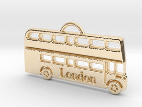 London Bus in 14K Yellow Gold