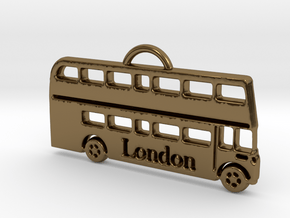 London Bus in Polished Bronze