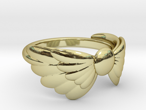 Arcangel Ring, UK Size N (US Size 6 ¾) in 18k Gold Plated Brass