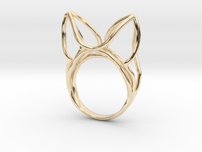 The Ears Ring / size 6US (16.5mm) in 14K Yellow Gold