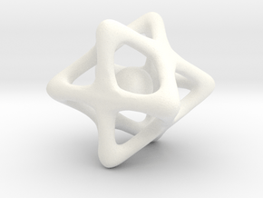PyraStar pendant with Captive Ball in White Processed Versatile Plastic