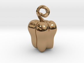 Bell Pepper in Polished Brass