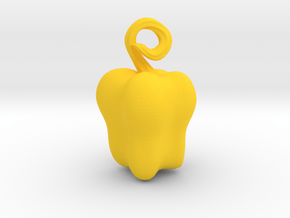 Bell Pepper in Yellow Processed Versatile Plastic