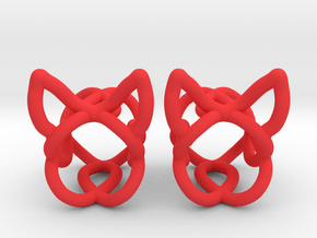 The Ears Plugs / gauge / size 4g (8mm) in Red Processed Versatile Plastic