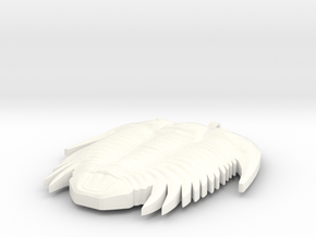 Trilobite Necklaces in White Processed Versatile Plastic